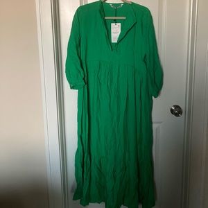 Zara green dress Lg